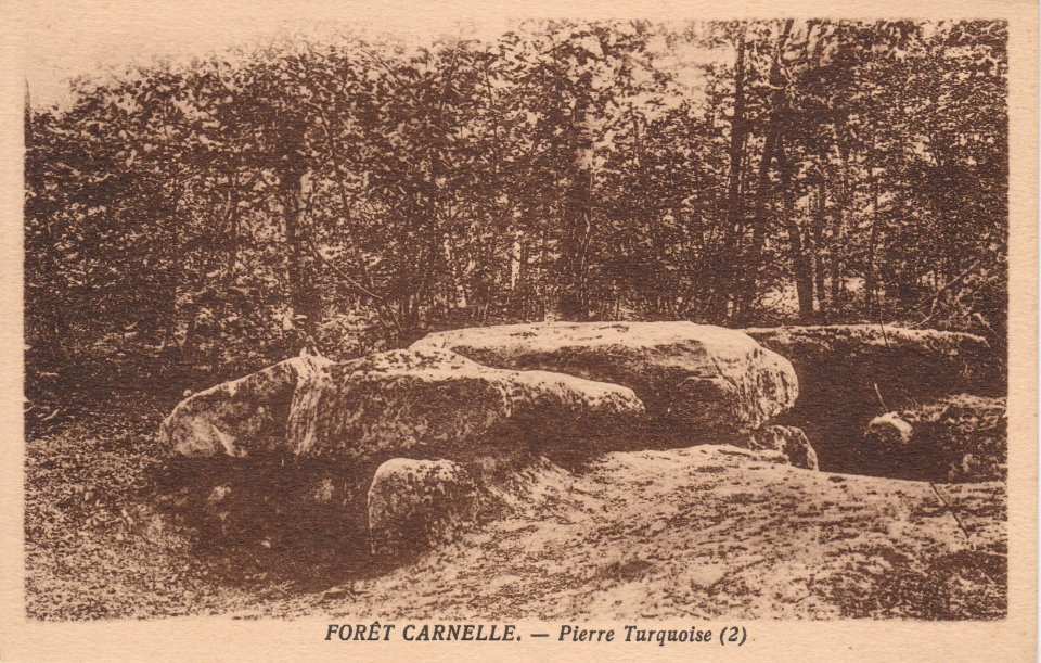 Forêt Carnelle - Pierre Turquoise 2 (CP Frémont)