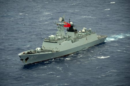Forty Ships and Submarines Steam in Close Formation During RIMPAC - Hengshui (572) 160728-N-SI773-3116
