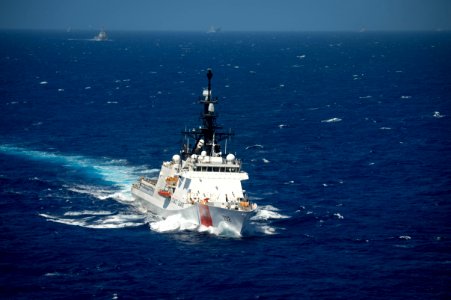 Forty Ships and Submarines Steam in Close Formation During RIMPAC - Xian (153) 160728-N-SI773-2105