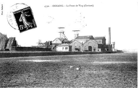 Fosse Cuvinot à Onnaing vers 1900