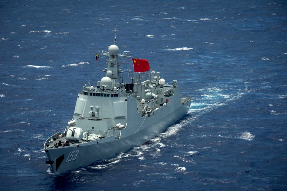 Forty Ships and Submarines Steam in Close Formation During RIMPAC - Xian (153) 160728-N-SI773-2953