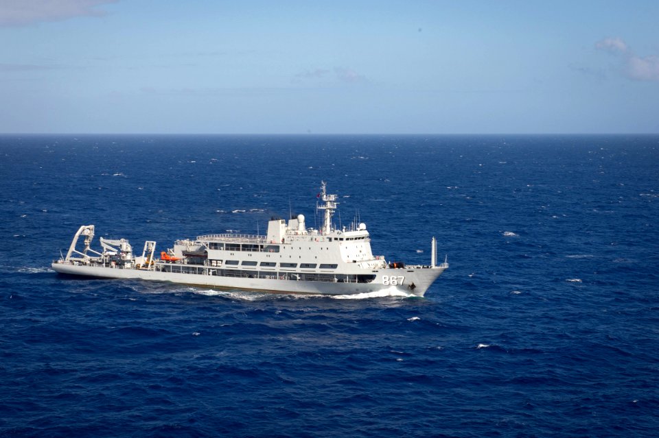 Forty Ships and Submarines Steam in Close Formation During RIMPAC - Chang Dao (867) 160728-N-SI773-0909
