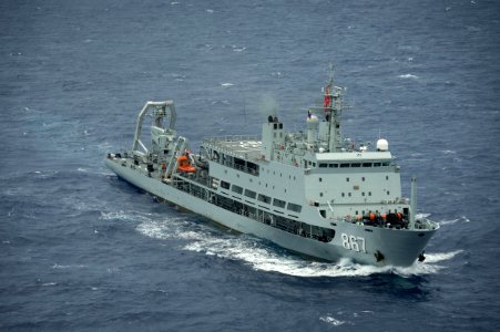 Forty Ships and Submarines Steam in Close Formation During RIMPAC - Chang Dao (867) 160728-N-SI773-3253