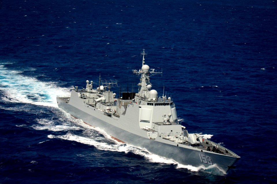 Forty Ships and Submarines Steam in Close Formation During RIMPAC - Xian (153) 160728-N-SI773-2441
