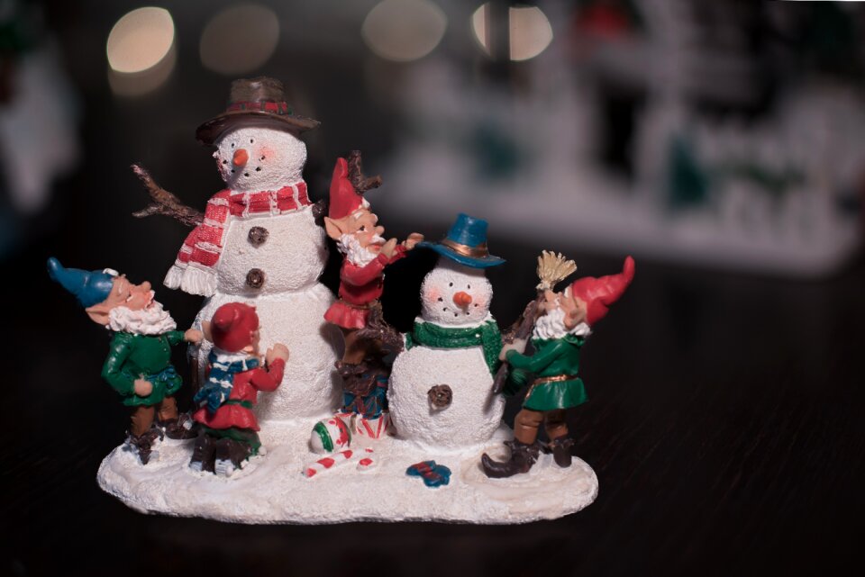Display snowman toy