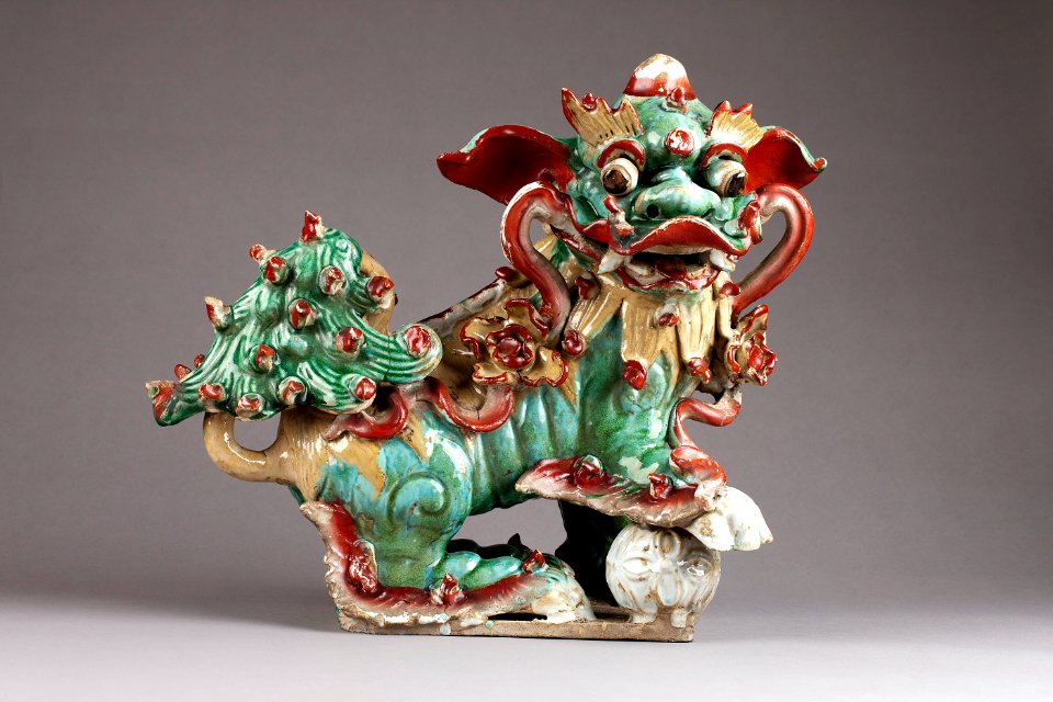 Fos hund gjord i Kina på 1800-talet - Hallwylska museet - 95662