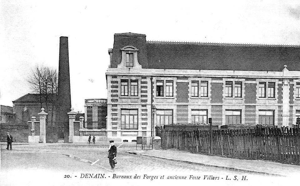 Fosse Villars à Denain vers 1900