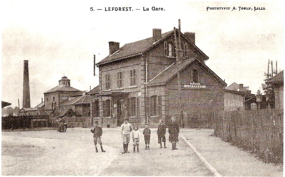 Fosse 2 ou fosse Douay à Leforêt vers 1900