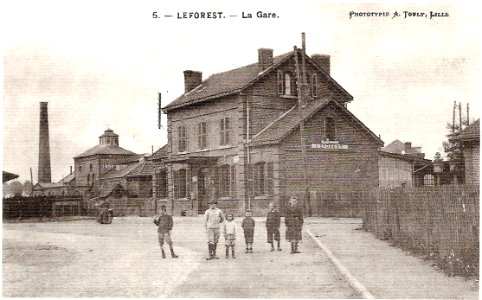 Fosse 2 ou fosse Douay à Leforêt vers 1900