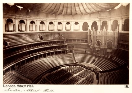 Fotografi av Albert Hall. London, England - Hallwylska museet - 105928 photo