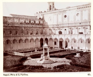 Fotografi av Atrio di S. Martino. Neapel, Italien - Hallwylska museet - 106842