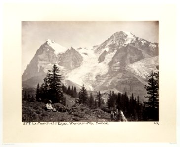 Fotografi av berg i Schweiz - Hallwylska museet - 103176