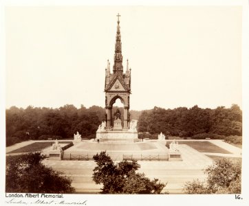 Fotografi av Albert Memorial. London, England - Hallwylska museet - 105929 photo