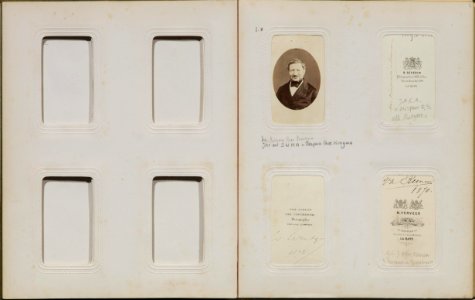 Fotoalbum leden Tweede Kamer der Staten Generaal, ca. 1867-1880 - volgnummer 01
