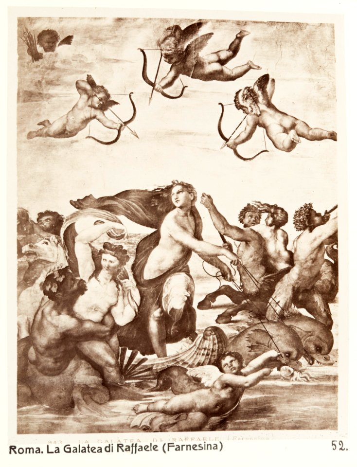 Foto på målning, Galatea - Hallwylska museet - 107562