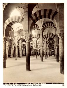 Fotografi av Córdoba. Mezquita, Laberinto de Columnas - Hallwylska museet - 104769