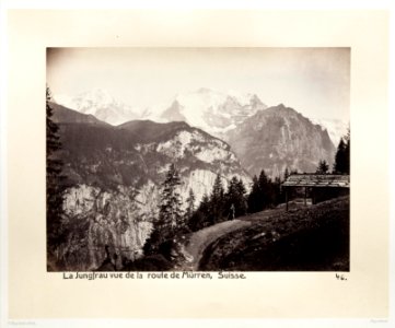 Fotografi av berg i Schweiz - Hallwylska museet - 103179 photo
