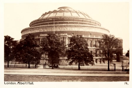 Fotografi av Albert Hall. London, England - Hallwylska museet - 105927 photo