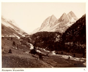 Fotografi av Albulapass. Weissenstein - Hallwylska museet - 104849