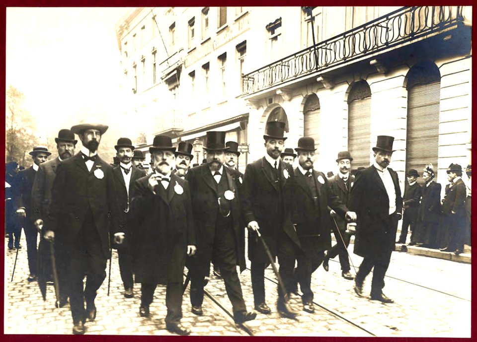 Fotoalbum Liberale Volksbond van Gent-Eeklo, 1909 - Photo album of the Liberale Volksbond Gent-Eeklo, 1909 (32916035685)