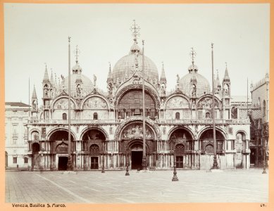 Fotografi av Basilica S. Marco i Venedig - Hallwylska museet - 103010