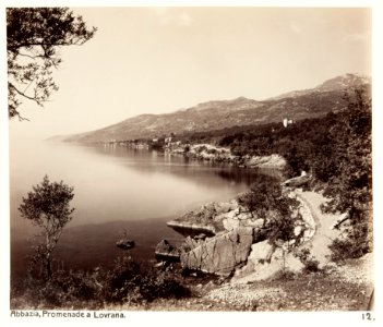 Fotografi av Abbazia. Promenade à Lovrana - Hallwylska museet - 104884
