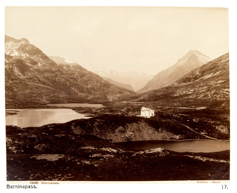 Fotografi av Berninapass - Hallwylska museet - 104857