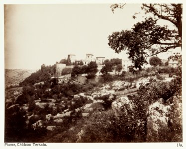 Fotografi av Fiume. Château Tersatto - Hallwylska museet - 104921