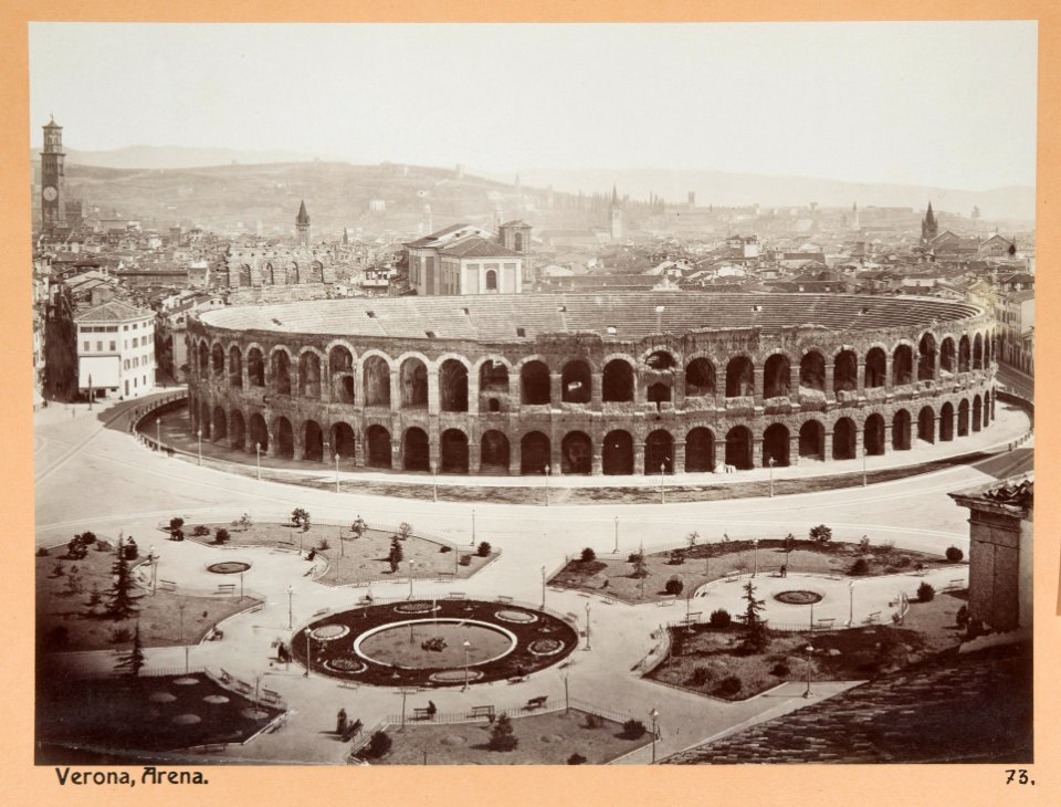 Fotografi av Arenan i Verona - Hallwylska museet - 103019