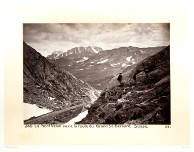 Fotografi av berg i Schweiz - Hallwylska museet - 103171