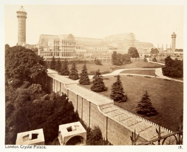 Fotografi av Crystal Palace, 1886 - Hallwylska museet - 105933 photo