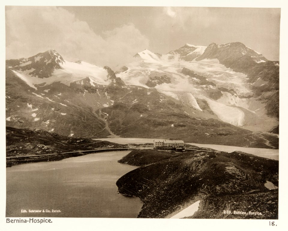Fotografi av Bernina-Hospice - Hallwylska museet - 104858
