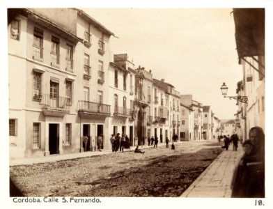 Fotografi av Córdoba. Calle S. Fernando - Hallwylska museet - 104765
