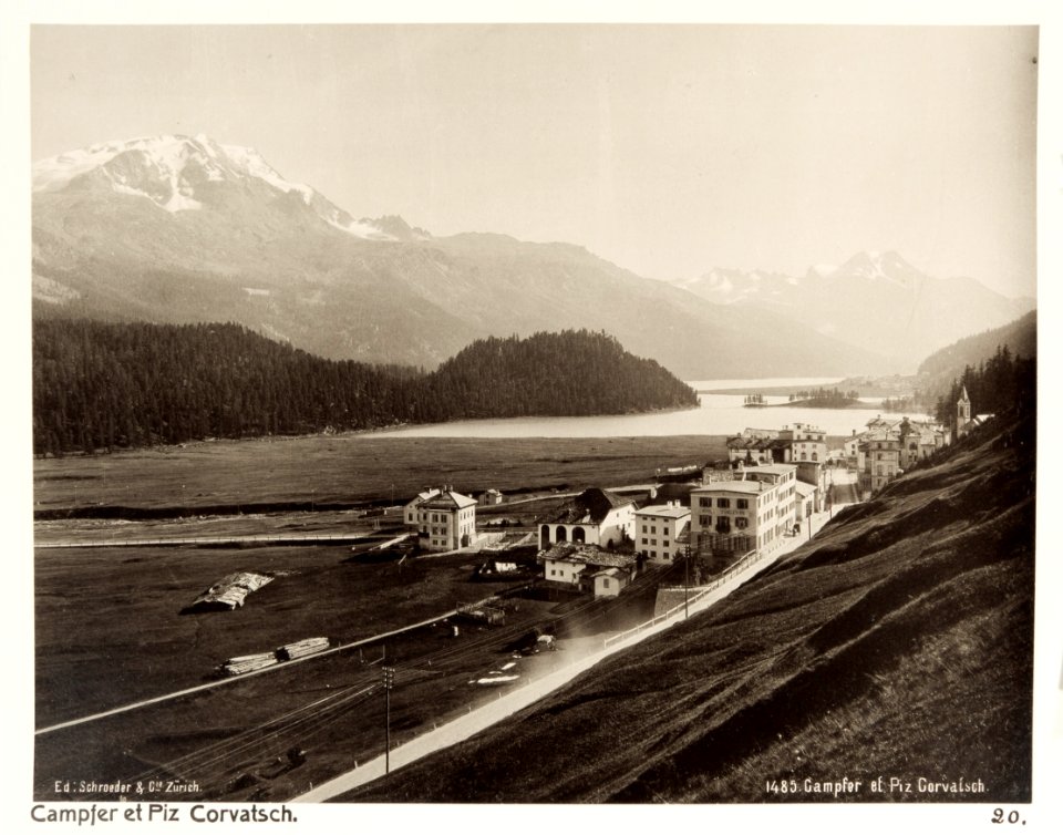 Fotografi av Campfèr et Piz Corvatsch - Hallwylska museet - 104860