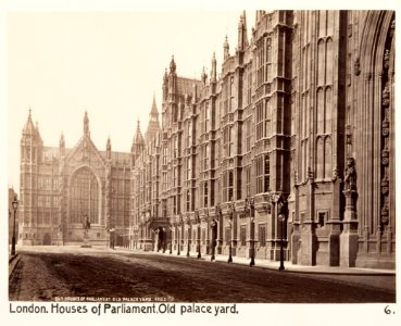 Fotografi av House of Parlament, London, England - Hallwylska museet - 105865 photo