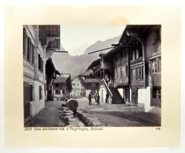 Fotografi av gata i Meyringen - Hallwylska museet - 103181 photo
