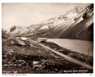 Fotografi av Flüela. Hospiz et les 2 lacs - Hallwylska museet - 104866