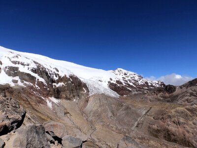 Mountains volcano winter