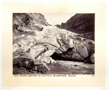 Fotografi av glaciär i Schweiz - Hallwylska museet - 103180 photo