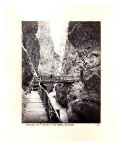Fotografi av gorges du Trient i Martigny - Hallwylska museet - 103141