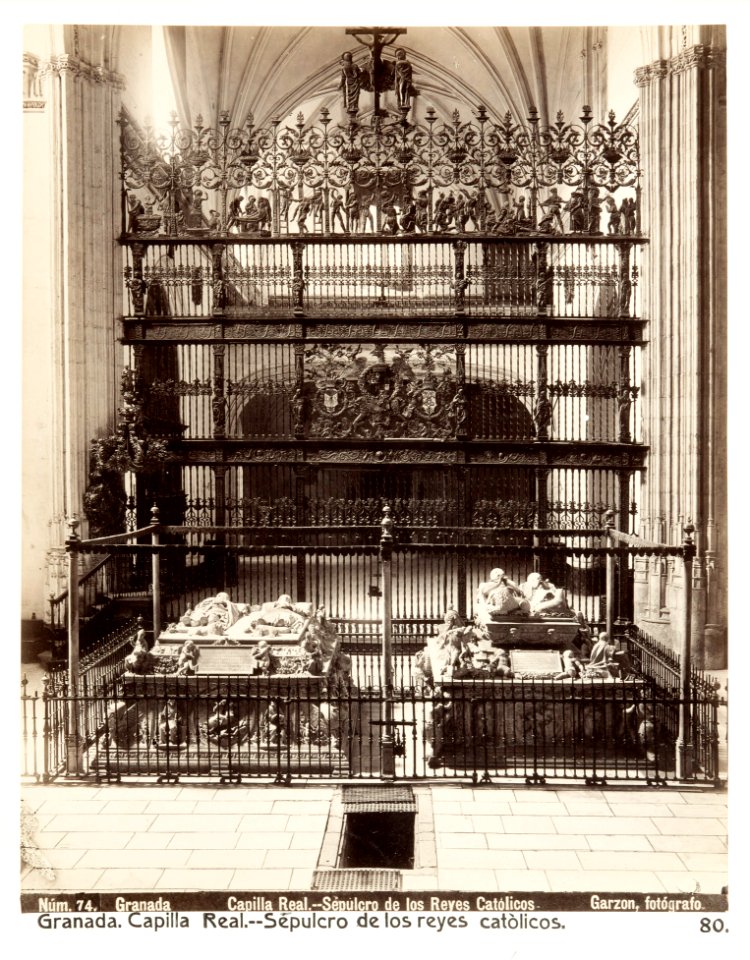 Fotografi av Granada. Capilla Real. Sepulcro de los reyes católicos - Hallwylska museet - 104826