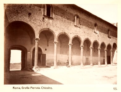 Fotografi av Grotta Ferrata. Chiostro - Hallwylska museet - 104707