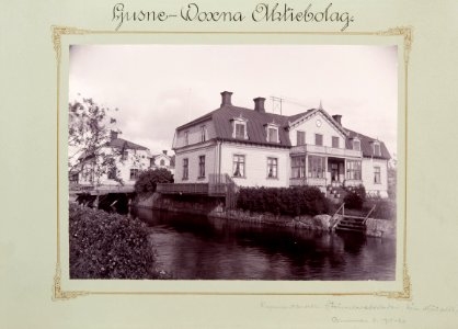 Fotografi av Ljusne. Disponentvillan (Förvaltarebostaden) - Hallwylska museet - 106744