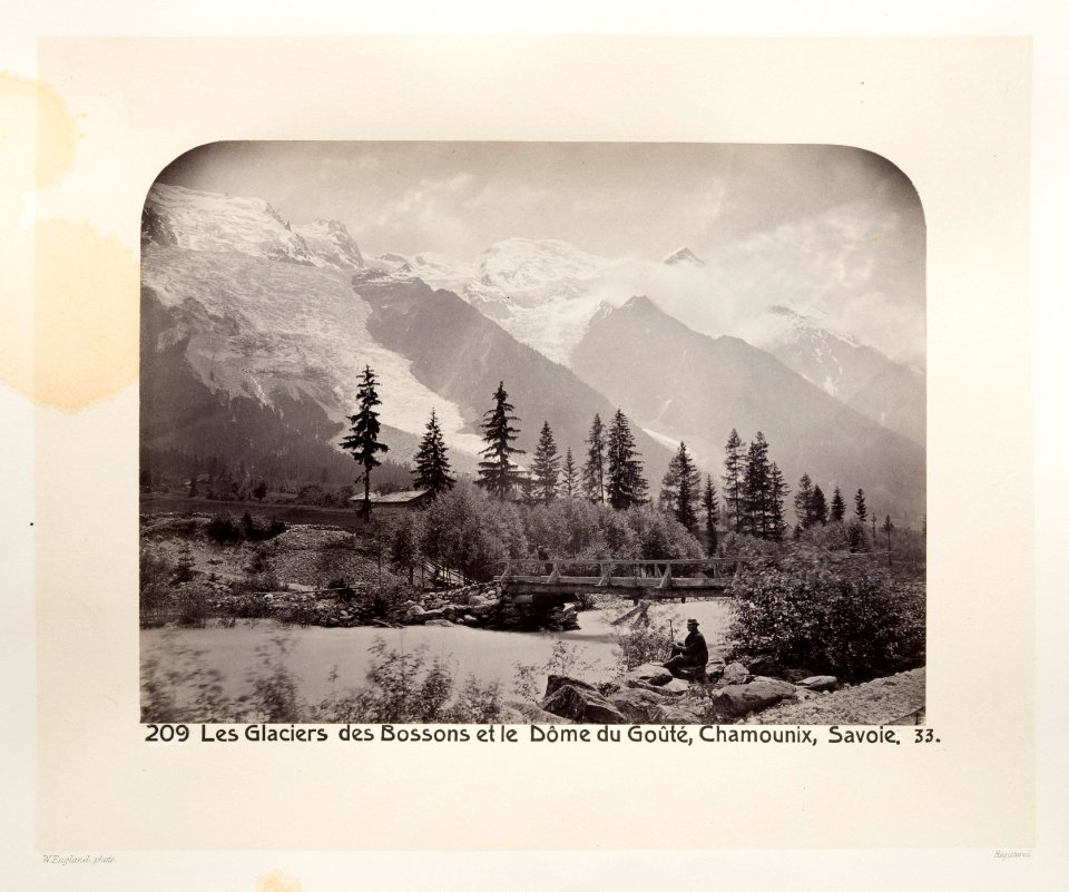 Fotografi av glaciärer i Frankrike - Hallwylska museet - 103166