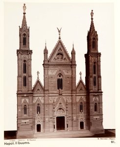 Fotografi av Il Duomo. Neapel, Italien - Hallwylska museet - 106840