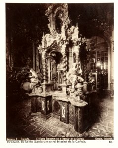 Fotografi av Granada. El Santo Santorum en el interior de la Cartuja - Hallwylska museet - 104827