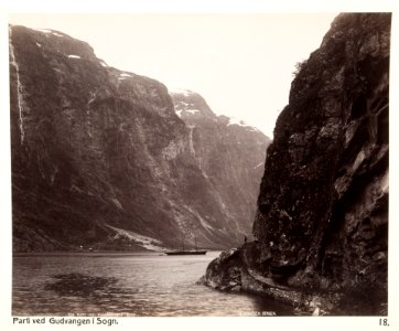 Fotografi av Gudvangen i Sogn, Norge - Hallwylska museet - 105706