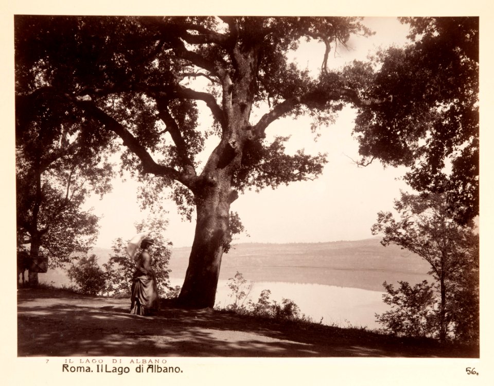 Fotografi av Lago di Albano - Hallwylska museet - 104706