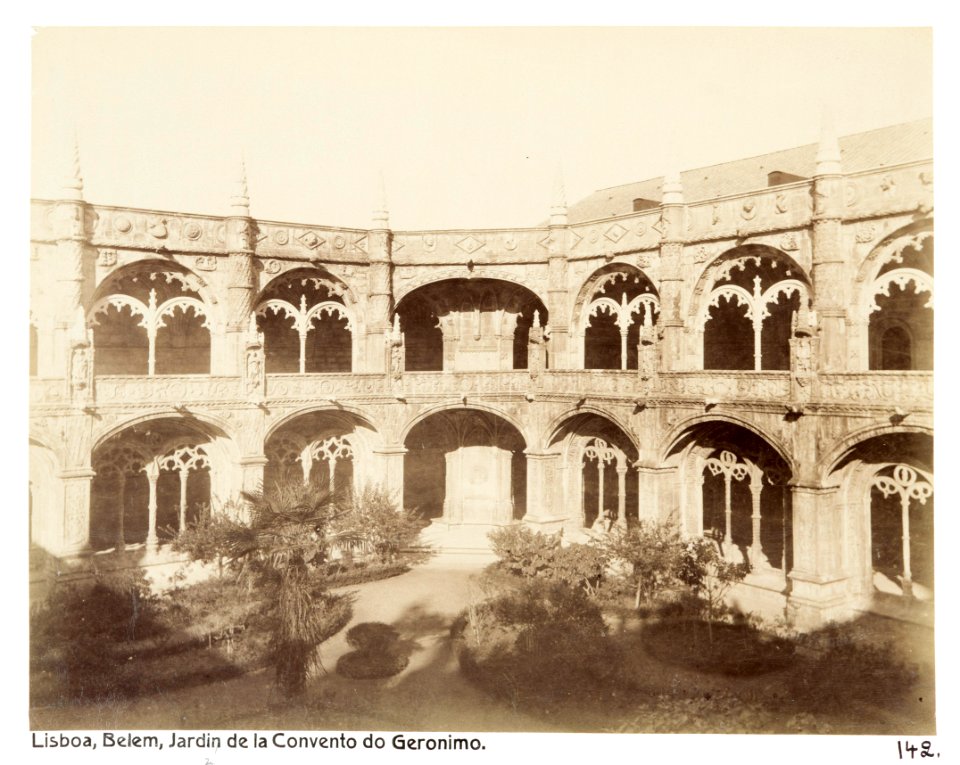 Fotografi av Lisboa. Belem, Jardim do Convento do Geronimo - Hallwylska museet - 105324