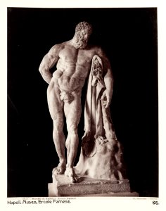 Fotografi av Museo, Ercole Farnese. Neapel, Italien - Hallwylska museet - 106847